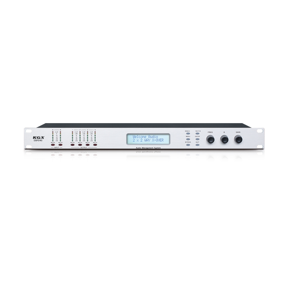 LCD Display USB Preset Ability Filtering Curve System Digital Audio Processor
